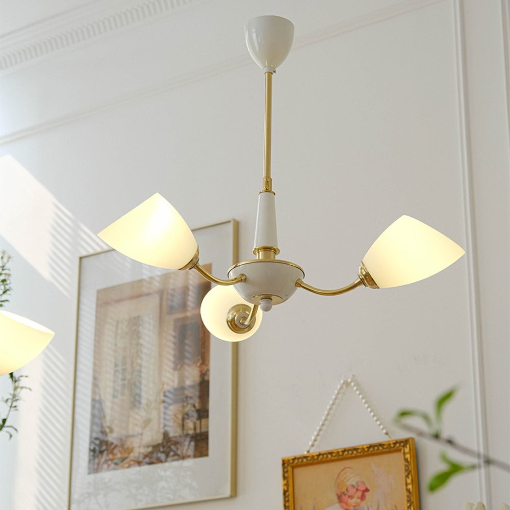 Medieval Modern Simple Black Bedroom Chandelier - Lumpaz