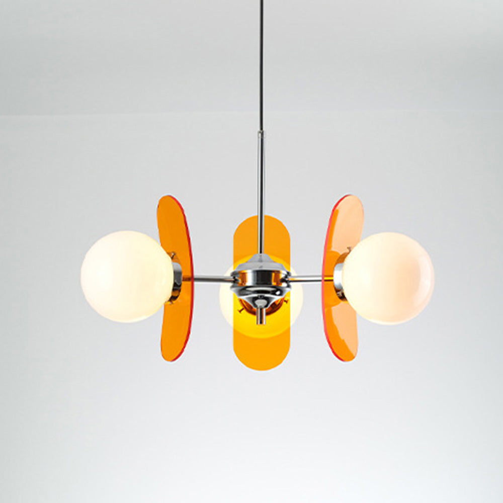 Modern Acrylic Art Deco Pendant Light For Living Room - Lumpaz