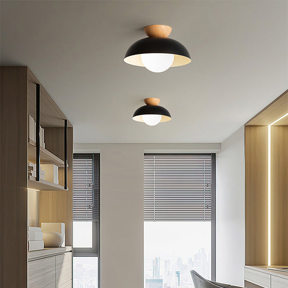 Minimalist Eco-friendly Metal Ceiling Light - Lumpaz