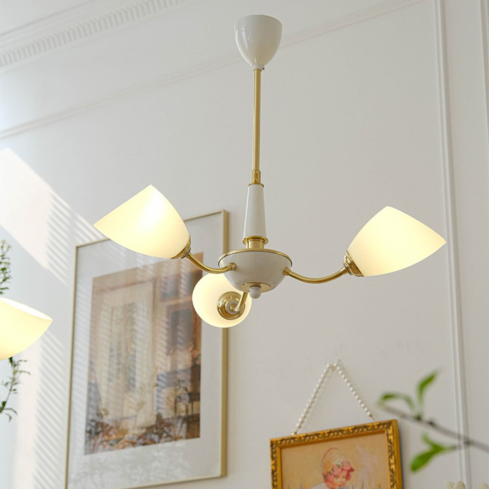 Medieval Modern Simple Black Bedroom Chandelier - Lumpaz