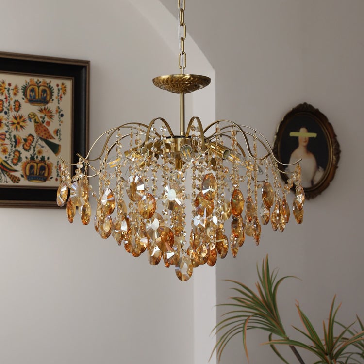 French Light luxury Romantic Crystal Chandelier - Lumpaz