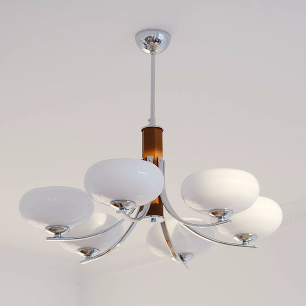 Medieval Bauhaus Solid Wood Chandelier - Lumpaz