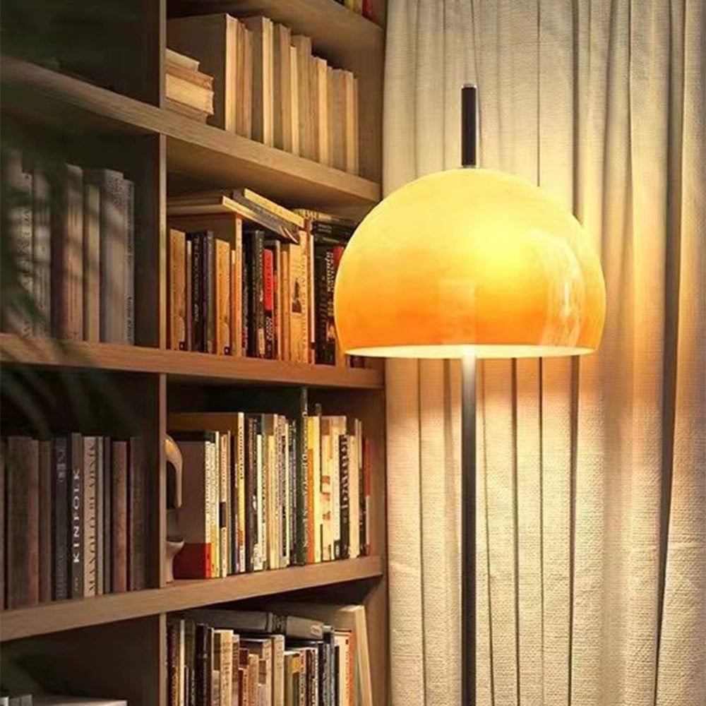 Bauhaus Mushroom Shape Medieval Vintage Glass Floor Lamp - Lumpaz