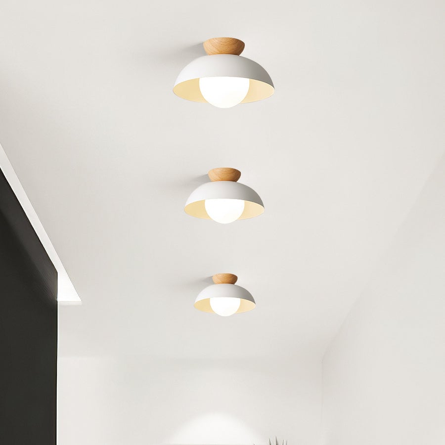 Minimalist Eco-friendly Metal Ceiling Light - Lumpaz
