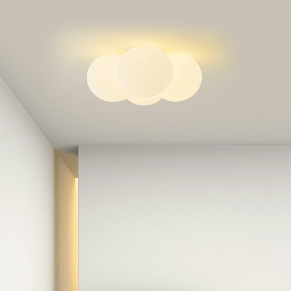Modern White Cloud Bubbles Ceiling Light - Lumpaz