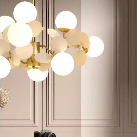 Nordic Multicolored Flower Branch Living Room Chandelier - Lumpaz