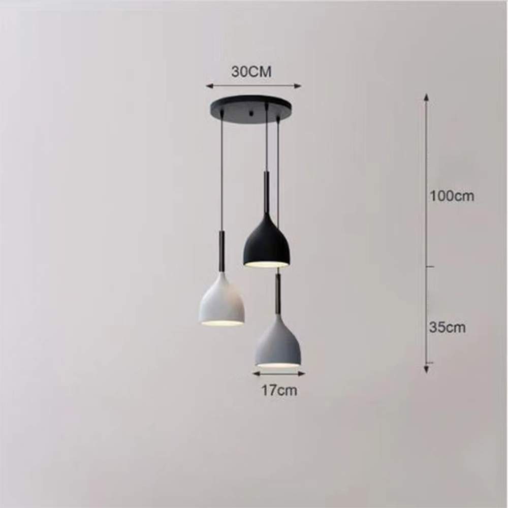 Modern Metal Triple Pendant Lights - Lumpaz