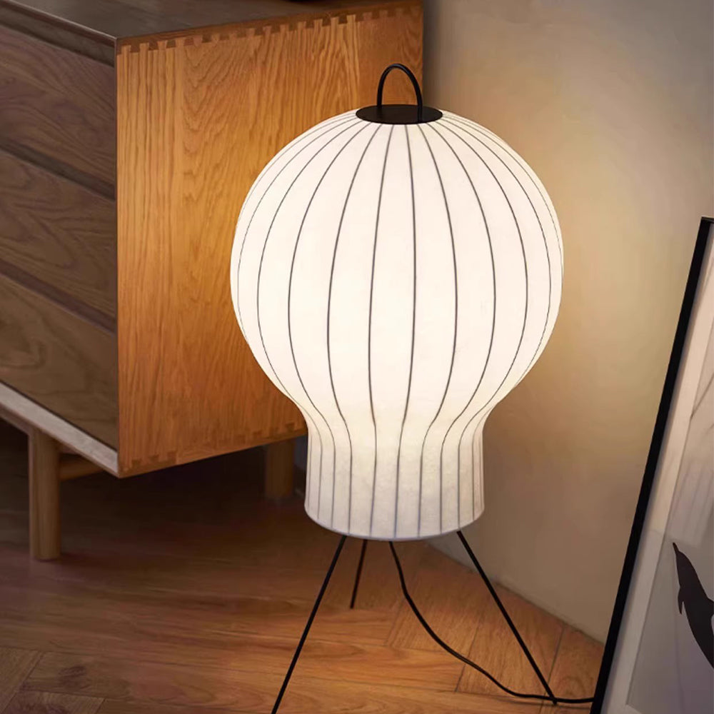 Wabi-sabi Silk Hot Air Balloon Floor Lamp - Lumpaz