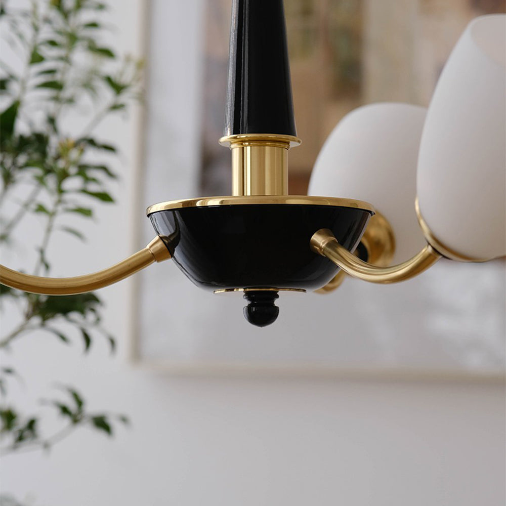Medieval Modern Simple Black Bedroom Chandelier - Lumpaz