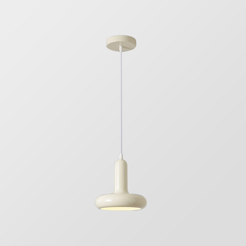 Bauhaus Puck Creamy Pendant Light - Lumpaz