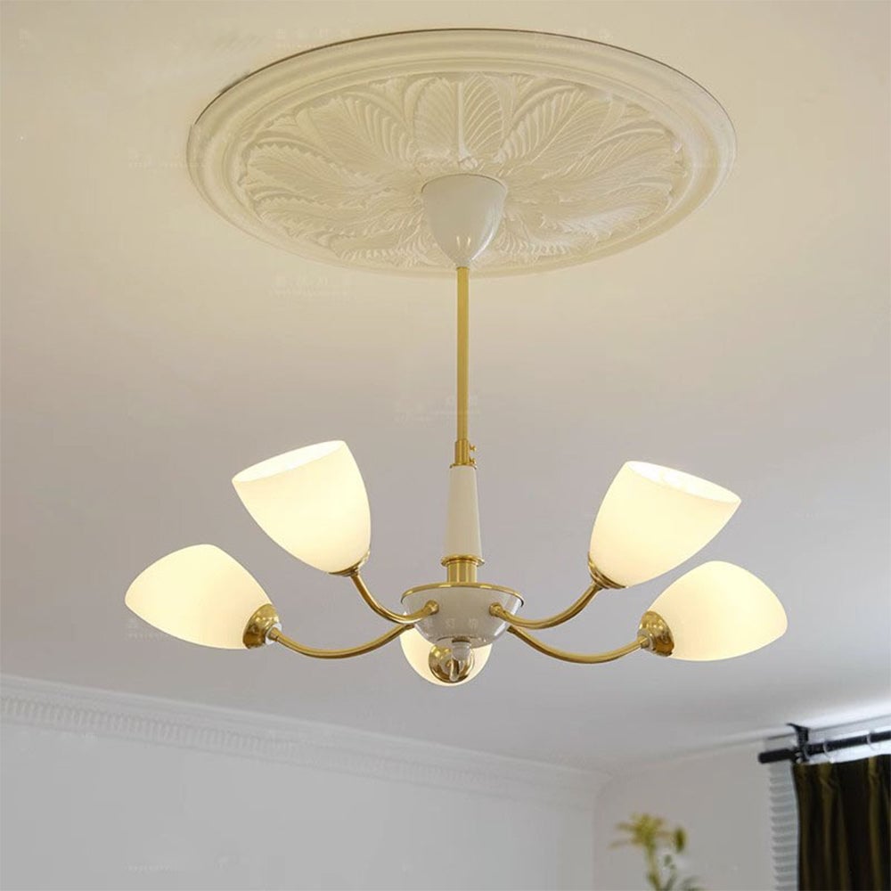 Medieval Modern Simple Black Bedroom Chandelier - Lumpaz