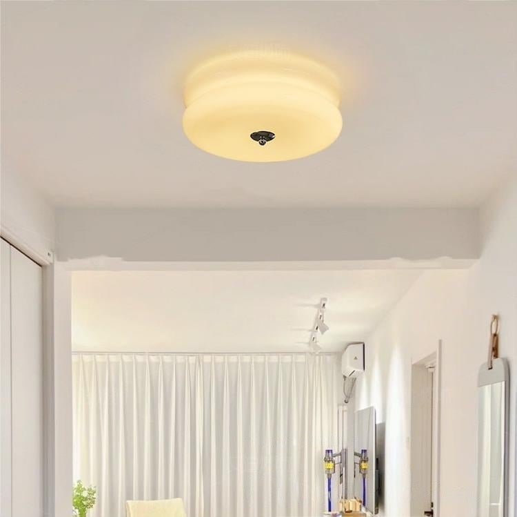 Art Deco Cream Cake Ceiling Light - Lumpaz