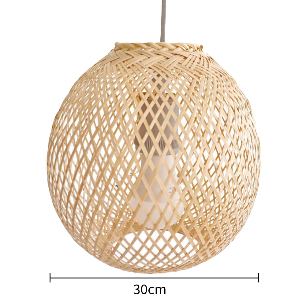 Round Modern Basket Pendant Light For Living Room - Lumpaz