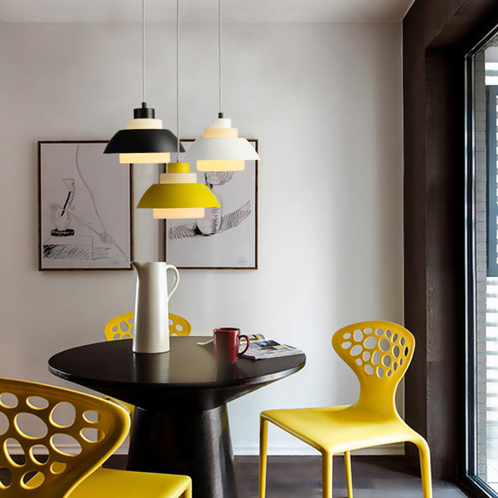 Minimalist Aluminum Pendant Light for Dining Room - Lumpaz