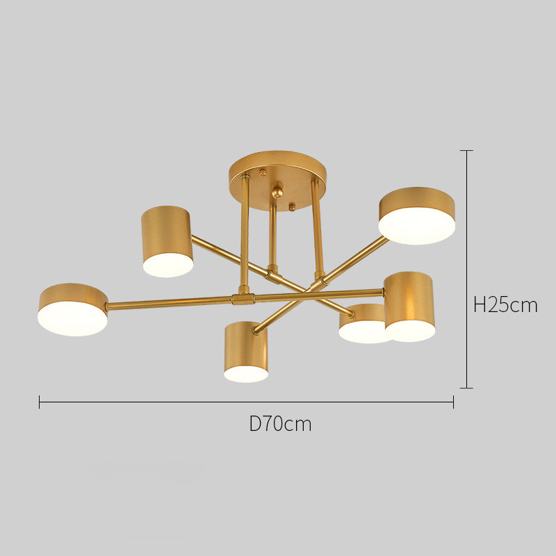 Metal Painted Finishes LED Ceiling Light Circle Design Flush Mount Lights - Lumpaz