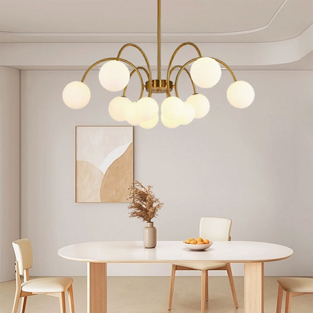 Modern Gold Sputnik Shape Chandelier - Lumpaz