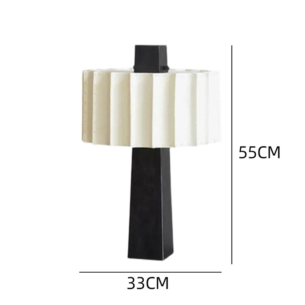 Creative Designer Black & White Decorative Table Lamp - Lumpaz