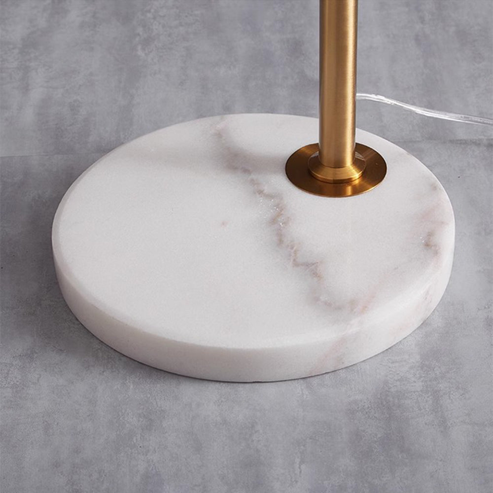Modern Dome Metal Gold Floor Lamp - Lumpaz