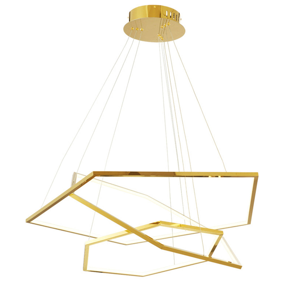 Modern Chic Geometric Polygon Pendant Light - Lumpaz