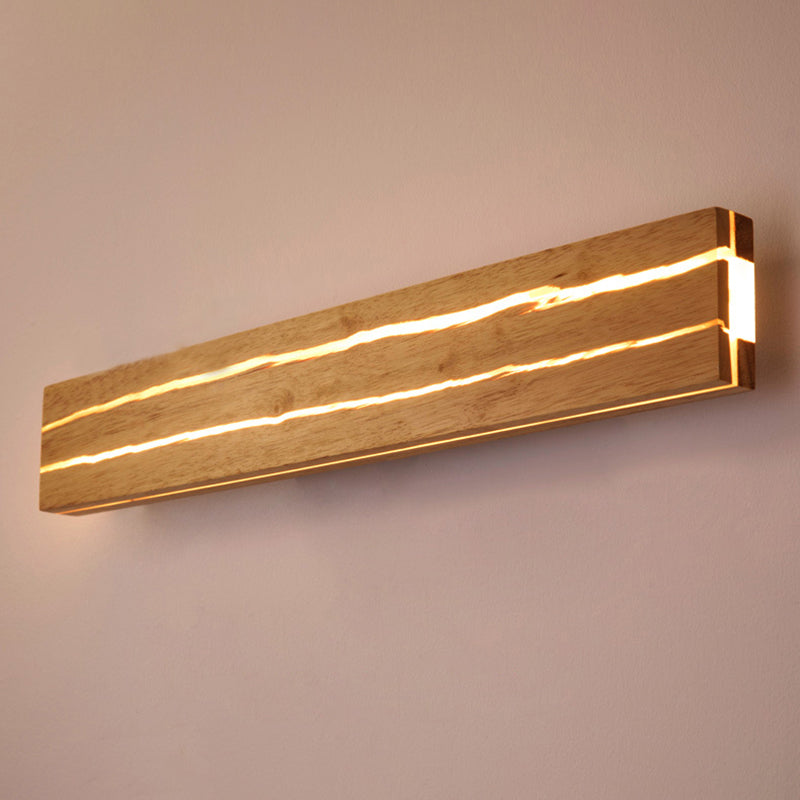 Modern Decor Wood Crack Wall Sconces - Lumpaz