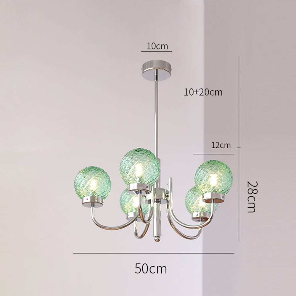 Light Luxury Glass Ball Bedroom Chandeliers - Lumpaz