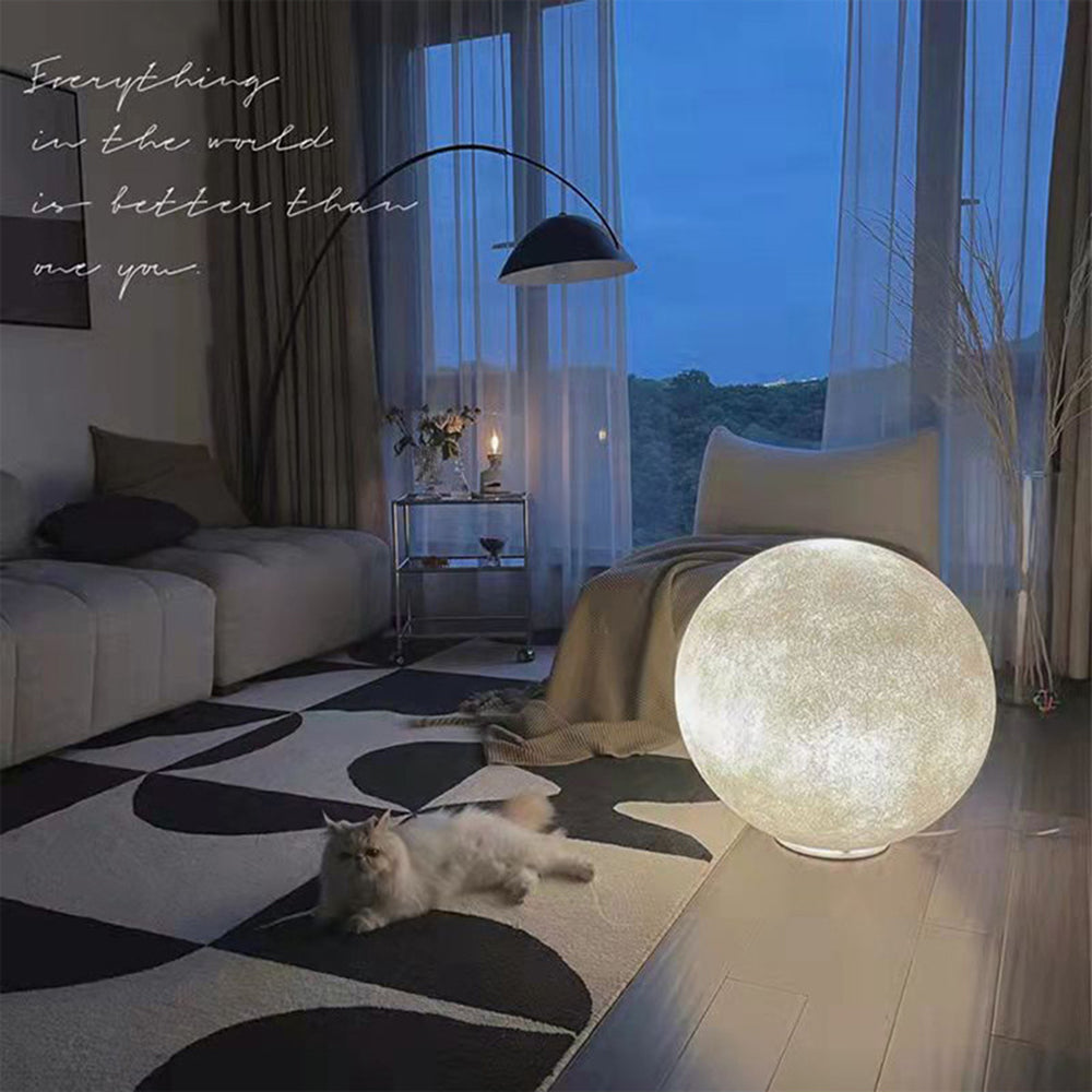 Creative Moon Pendant Light Ball Floor Lamp - Lumpaz