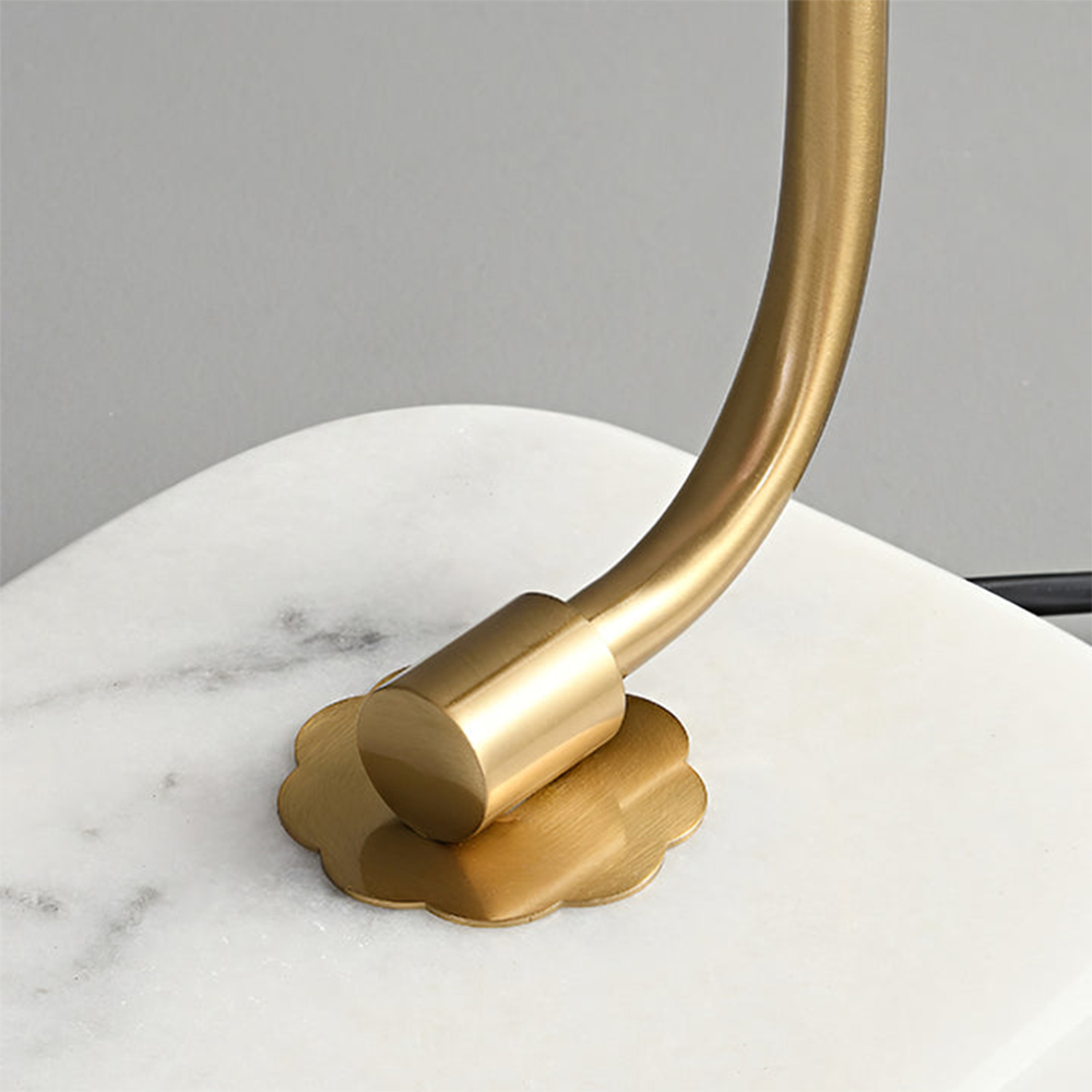 Marshmallow Metal Glass Table Lamp - Lumpaz