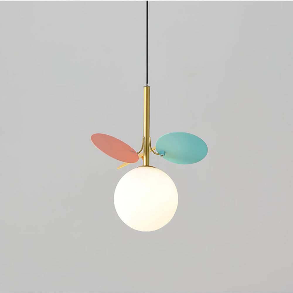 Glass Lampshade Chandelier Personality Art PVC Pendant Light - Lumpaz