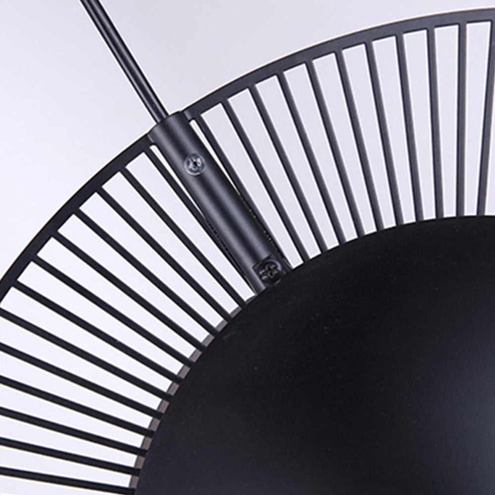 Minimalist Black Metal Pendant Light for Dining Room - Lumpaz