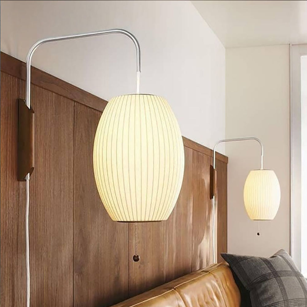 Wabi-sabi Silk Wall Lamp - Lumpaz