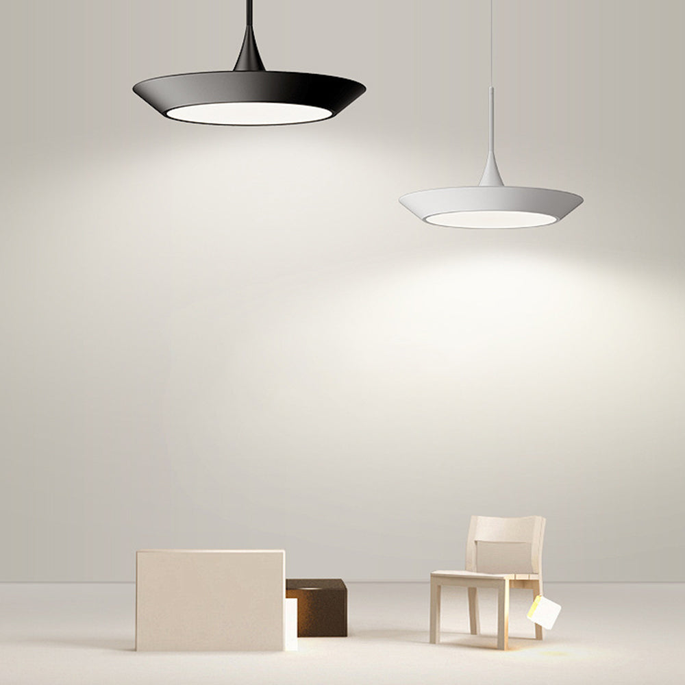 Minimalist LED Pendant Light Luxury Ultra Thin Hanging Lamps - Lumpaz
