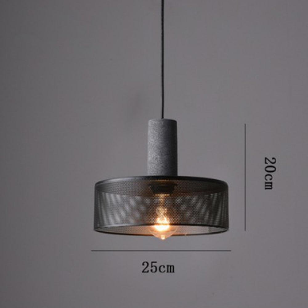 Modern Iron Grey Hanging Light Pendant Lampshade - Lumpaz