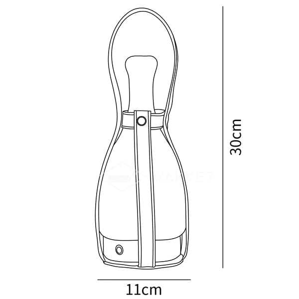 Bell Portable Leather Glass Table Lamp - Lumpaz