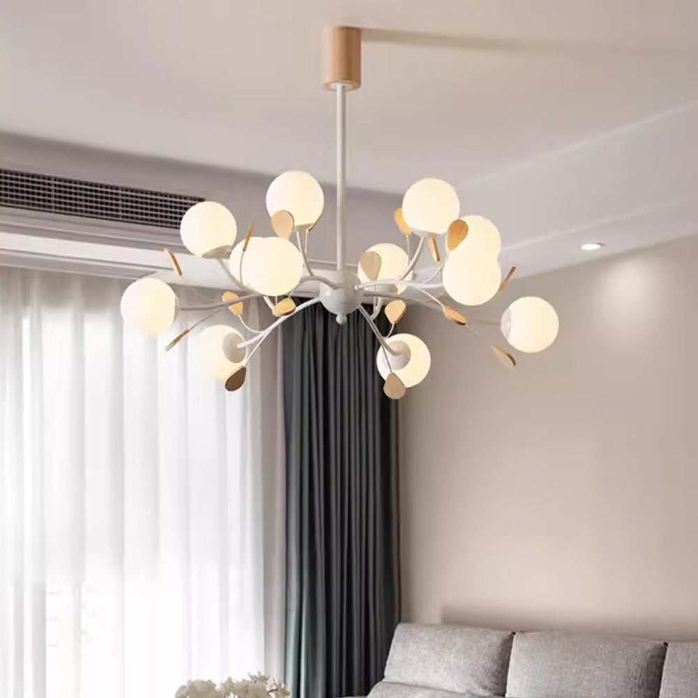 Modern Firefly Glass Chandelier - Lumpaz
