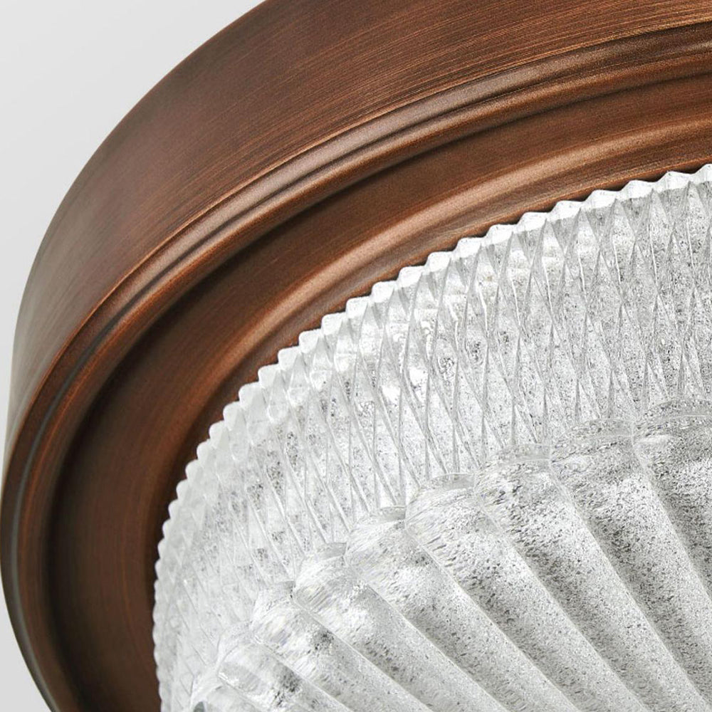 Retro Round Bedroom Ceiling Lamp - Lumpaz