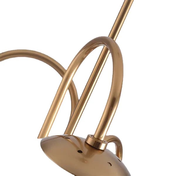 Metal Glass Vintage Chandelier - Lumpaz