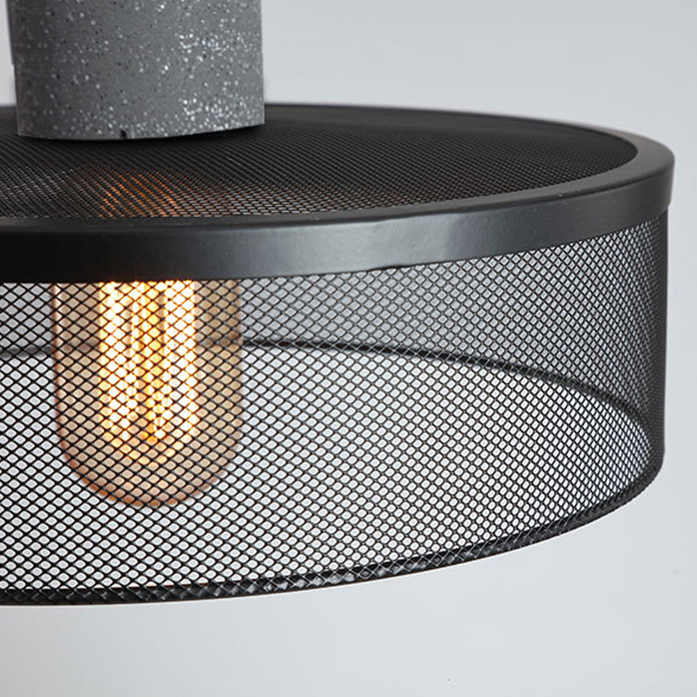 Modern Iron Grey Hanging Light Pendant Lampshade - Lumpaz