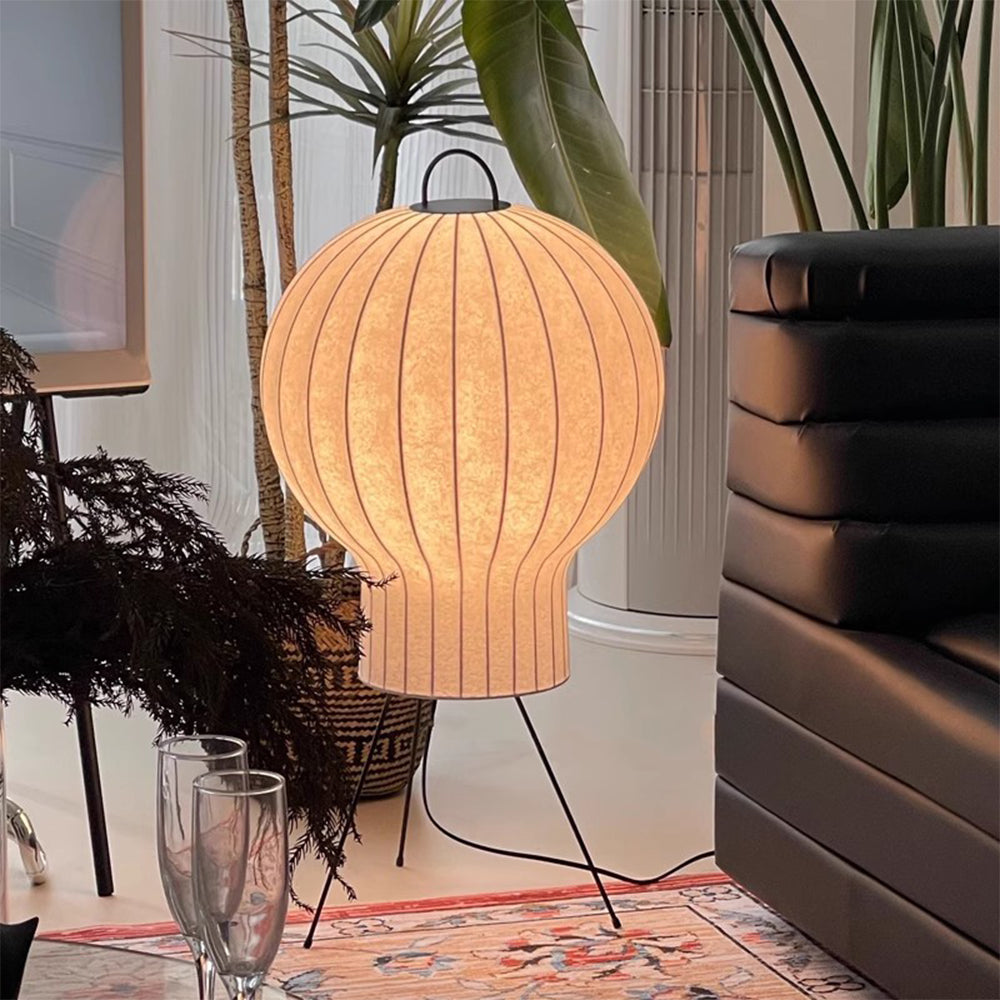 Wabi-sabi Silk Hot Air Balloon Floor Lamp - Lumpaz