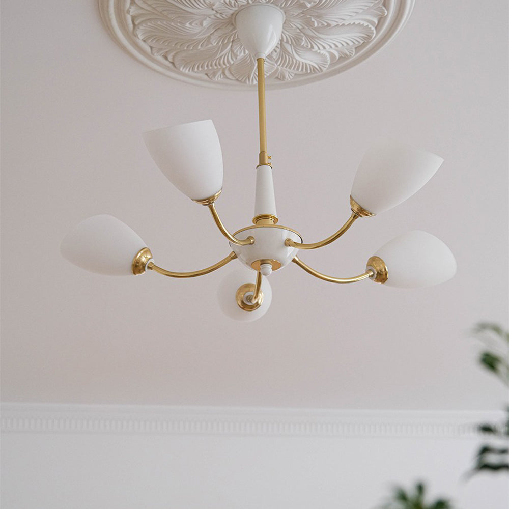 Medieval Modern Simple Black Bedroom Chandelier - Lumpaz