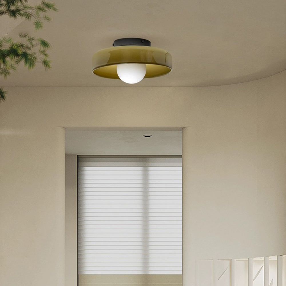 Modern Round Flush Mount Kitchen Ceiling Light - Lumpaz