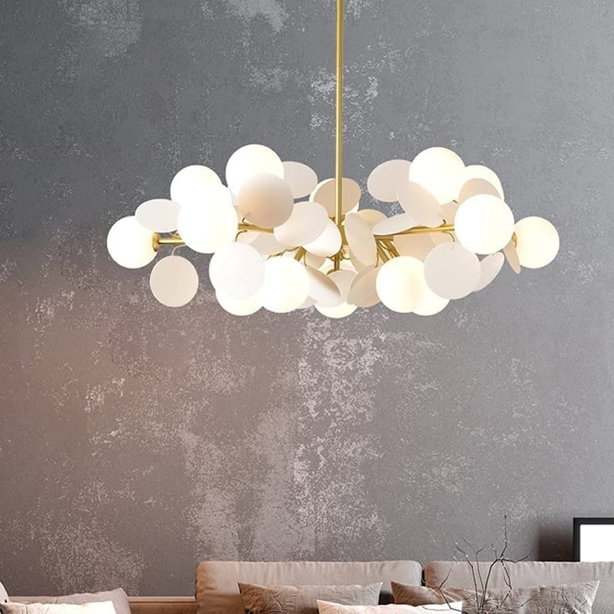 Nordic Multicolored Flower Branch Living Room Chandelier - Lumpaz