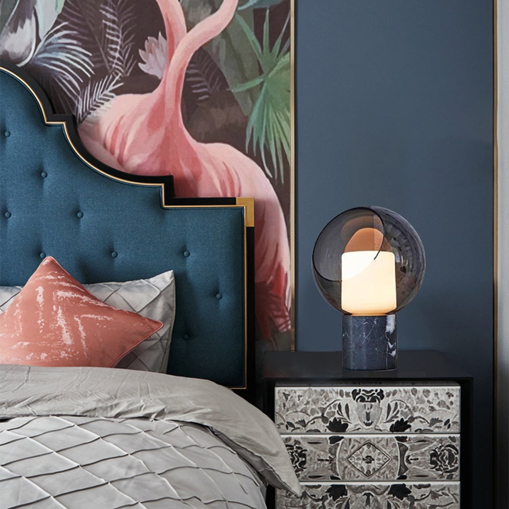 Postmodern Marble Glass Table Lamp - Lumpaz