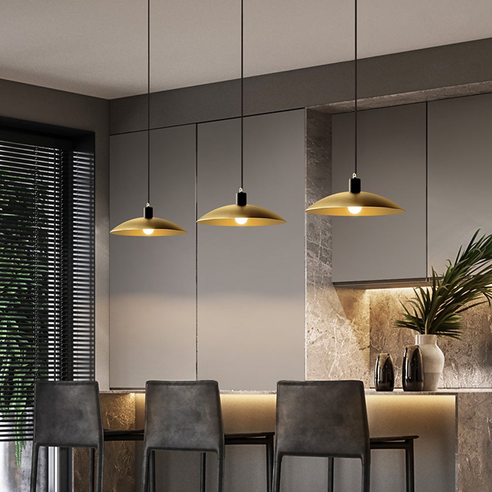 Antique Brass Pendant Lamp Living Room Chandelier for Dining Table - Lumpaz