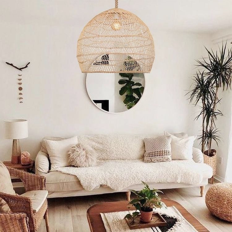 Handmade Hemp Rope Hanging Ceiling Lights - Lumpaz