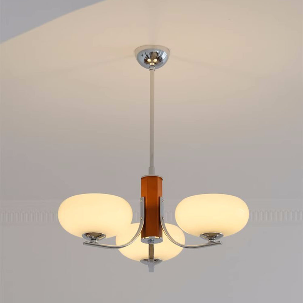 Medieval Bauhaus Solid Wood Chandelier - Lumpaz