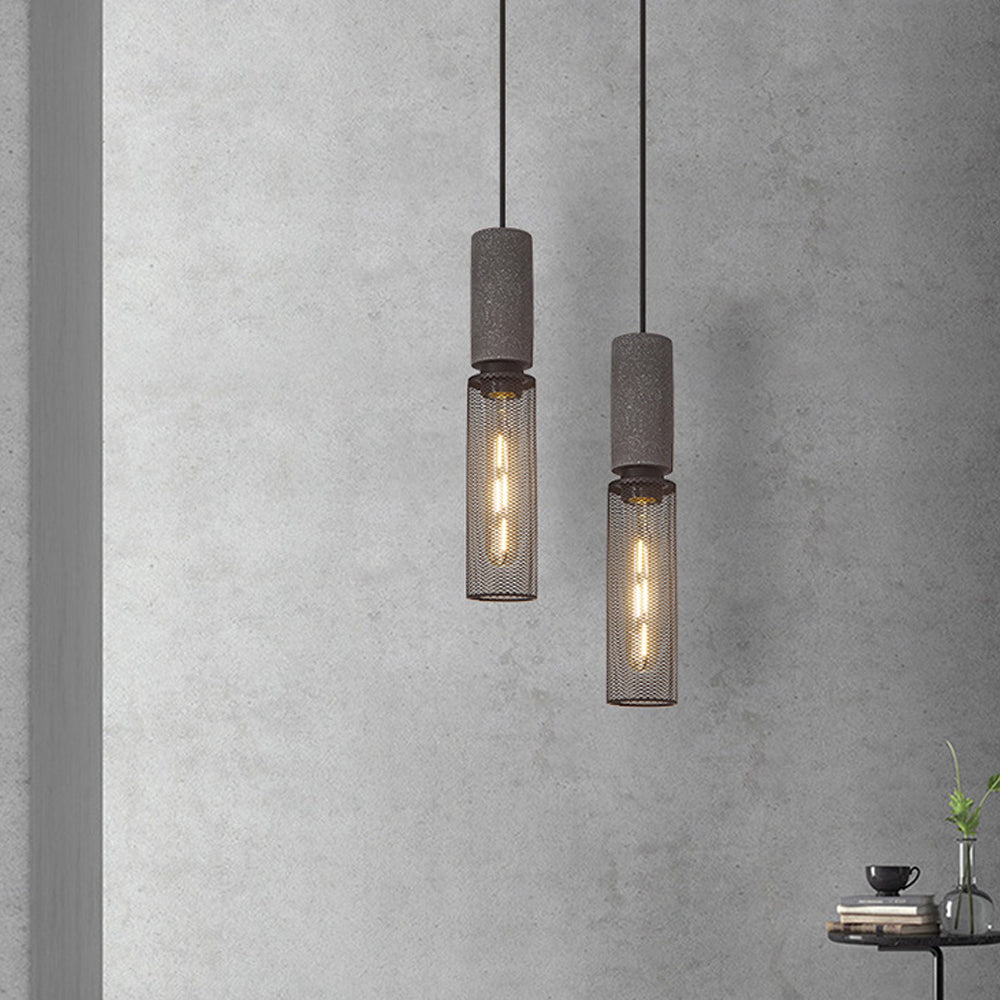 Modern Iron Grey Hanging Light Pendant Lampshade - Lumpaz
