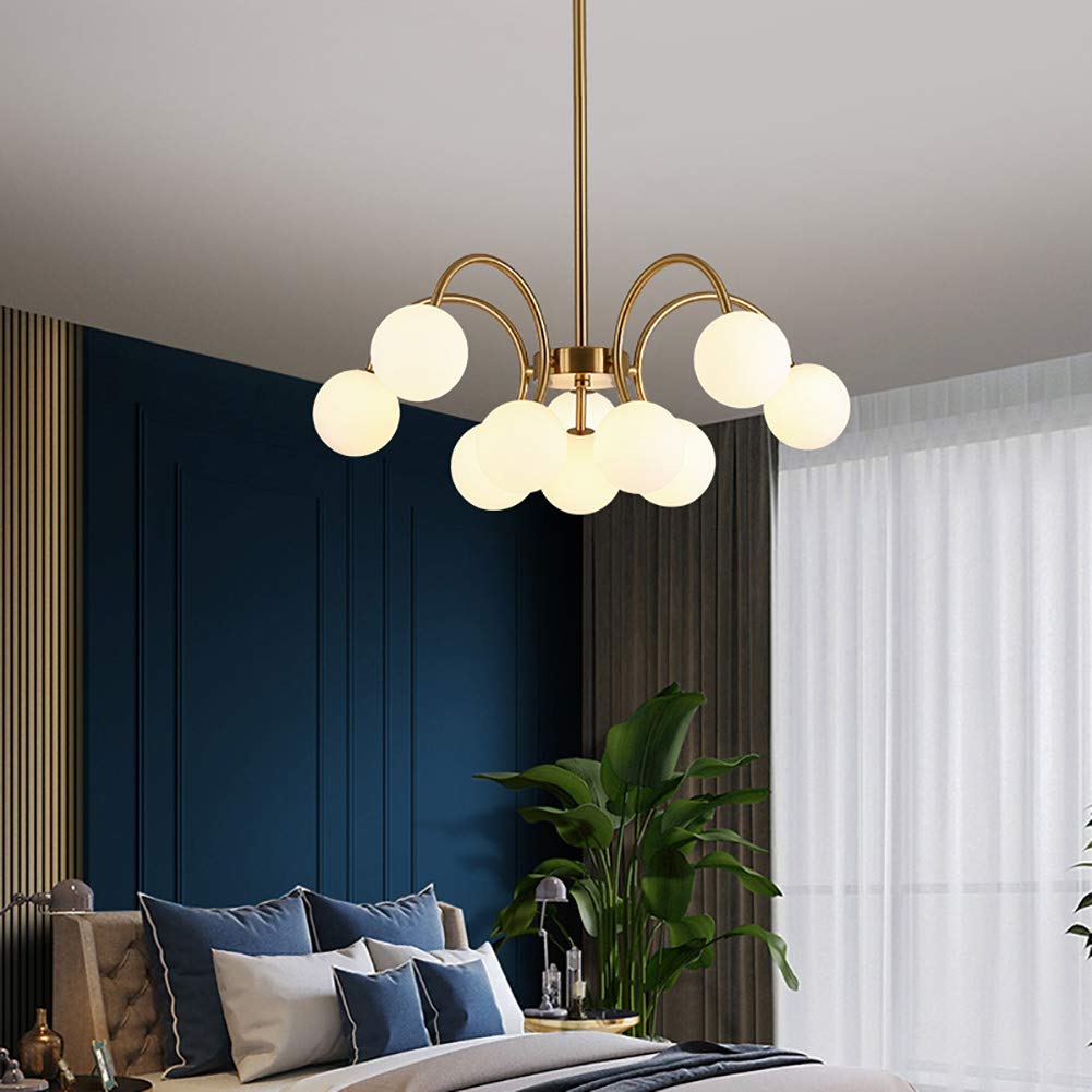 Modern Gold Sputnik Shape Chandelier - Lumpaz