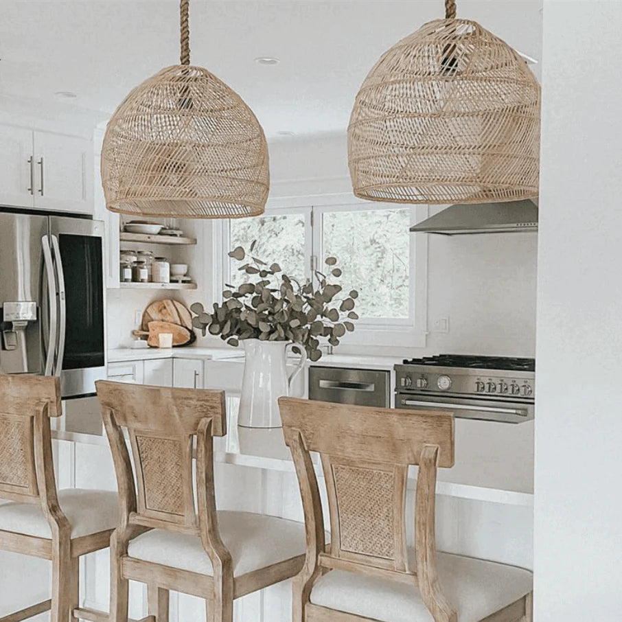 Handmade Hemp Rope Hanging Ceiling Lights - Lumpaz