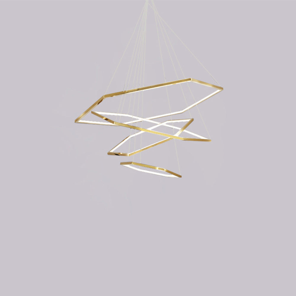 Modern Chic Geometric Polygon Pendant Light - Lumpaz