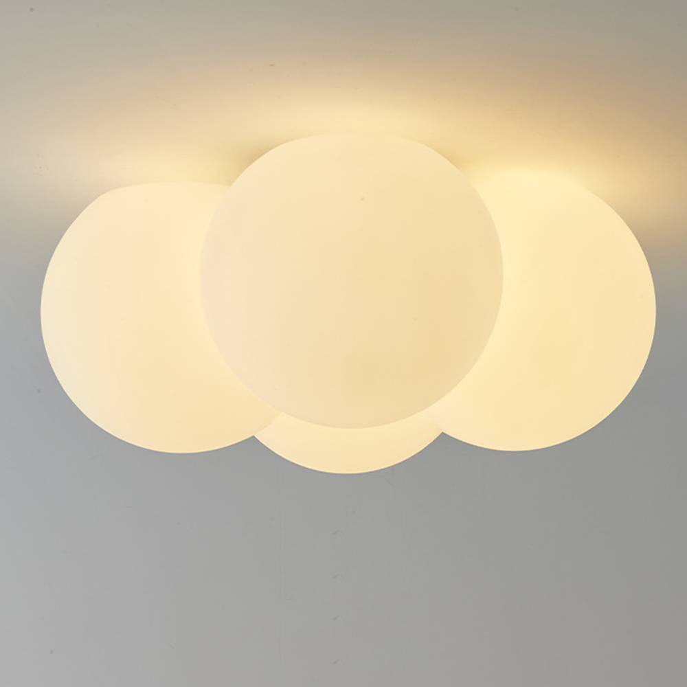Modern White Cloud Bubbles Ceiling Light - Lumpaz